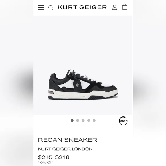 Kurt Geiger London Regan Sneakers. Size  44.5 - US 11.5 - Picture 11 of 12